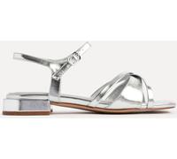 Linzi Linzi Silver Zenna Strappy Mini Heeled Sandals