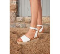 Linzi Linzi White Nirvana Espadrille Flatform Sandals