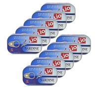 LIO - Lot 10x Sardine à l'huile de tournesol pimentée - Boîte 125g