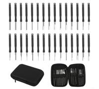 Lioaeust Kit d'outils de démontage de câble de voiture, extracteur de broches de 30 pc, outils de réparation avec boîte, facile et efficace pour le retrait des bornes du faisceau de câblage