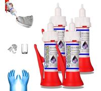 Liocwocne Powerful Solder Multi-Material Repair Adhesive, 5210 Met Oil Based Glue Metal, Ceramic, Multi-Material Repair Adhesive for Wood, Furniture, Shoes, Cups, Plastic(4pcs)