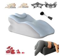Liocwocne The Love Pillow for Couples, 27° Perfect Position Love Nest Pillow for Couples, Wedge Sex Cushion for Bed Adult, Experienced Better Support, Keep The Passion Going All Night(N)
