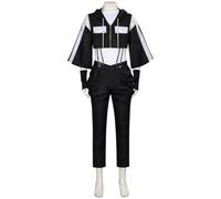 LIOEUE Costume cosplay Tamon Fukuhara (F/ACE) | Sweat court noir et blanc style Tamon's B-Side pour Halloween (vêtements,2XL)