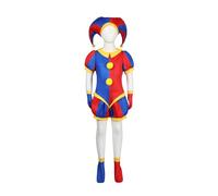 LIOEUE Costume The Amazing Digital Circus Complet | Combinaison+Chapeau+Gants+Couvre-chaussures | Adulte & Enfant (Costume adulte,XL)