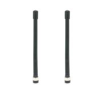Lioggyet 2X Antenne de Remplacement Longue PortéE Portable BNC VHF 136-174Mhz Antenne Talkie-Walkie Mini Antenne en Caoutchouc