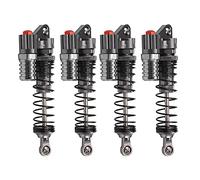 Lioggyet 4Pcs Amortisseur De L'alliage D'aluminium 90Mm Amortit pour Le Camion Axial De Scx10 D90 De Rampeurs De Rc D'ÉChelle De Rc