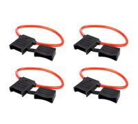 Lioggyet 4X Porte-Fusible à Lame MAXI de Calibre 8 AWG 12-24V Volt ÉTanche + Fusible 40A