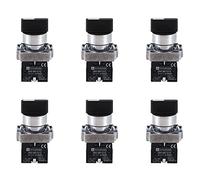 Lioggyet 6 x 22 mm de verrouillage 2 NO 3 positions du sélecteur rotatif ZB2-BE101C noir
