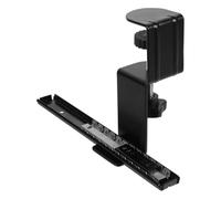 Lioggyet Bras pour moniteur et clavier, support pour écran, plateau coulissant avec tiroir, supports pour écran, bras pour ordinateur portable