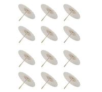 Lioggyet Lot de 12 parapluies en papier 60 cm pour fête prénatale, mariage, fête