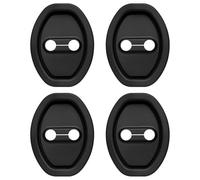lioidres 4PCS Protection pour Serrures de Porte pour Nissan Micra K12 2003 2004 2005 2006 2007 2008-2024 Car Silicone Door Latch Protective Cover Couvercle de Serrure de Porte