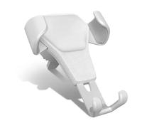 lioidres Support Telephone Voiture, pour Alfa Romeo Spider 2.2 JTS 1966-2025 Porte Téléphone Rotatif à 360 Degrés pour Grille D'aération de Voiture Smartphone,B White