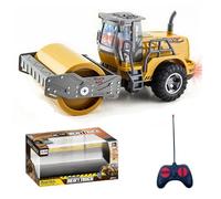 LioMaxi 1:32 véhicules de chantier télécommandés jouet, avec lumières clignotantes, entièrement fonctionnel Télécommande,Tracteur Ruspa Jouets pour enfants, pour cadeaux pour enfants (rouleau)
