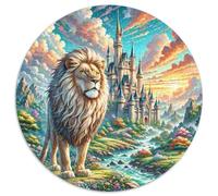 Lion 1000 Piece Jigsaw Puzzle for Adults Educhational Games Stress Relief Puzzle Cultivate The Spirit of Teamwork for Men, Women, Elders, Seniors 1000pcs (67.5x67.5cm)