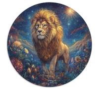 Lion 1000 Piece Jigsaw Puzzle for Adults Educhational Games Stress Relief Puzzle Exercise The Memory of The Brain for Men, Women, Elders, Seniors 1000pcs (67.5x67.5cm)