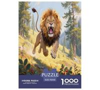 Lion 1000 Piece Jigsaw Puzzles for Adults Perfect for Relaxation Jigsaw Puzzle Animaux Home Decors for Adults Gifts 70x50cm/1000pcs