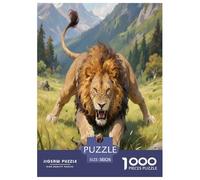 Lion 1000 Piece Puzzle Games for Adults Jigsaw Puzzle Animaux Home Decors for The Whole Family 38x26cm/1000pcs