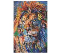Lion 1000 Pièces Puzzle en Bois pour Adultes EnfFourmis, Puzzles Impossible, Jeu D'adresse pour Toute La Famille, 78×53cm