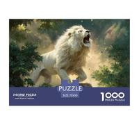 Lion 1000 Pièces Puzzle Jeu Éducatif Créatif Faune Sauvage Jigsaw Puzzle Belle Décoration Puzzle pour Adultes Et Enfants 70x50cm/1000pcs