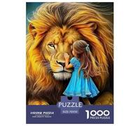 Lion 1000 Pièces Puzzle Jeu Éduchatif Créatif Jigsaws Belle Décoration Puzzle pour Adultes Et Enfants 70x50cm/1000pcs