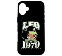 Lion 1979 Zodiac Queens Afro Astrologie Anniversaire Coque pour iPhone 16 Plus