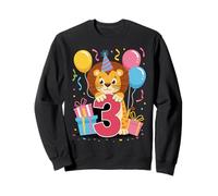 Lion 3ème anniversaire pour garçon fille 3 ans troisième lion Sweatshirt