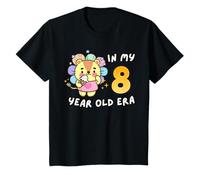 Lion 8th Birthday In My 8 Year Old Era Animal mignon et amusant T-Shirt