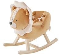 NOUKIE'S - Bascule pour bébé - Lion Babou - À partir de 10 Mois - avec Ceinture de sécurité