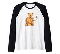 Lion Adventures avec une touche d'ours en peluche Manche Raglan
