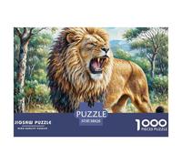 Lion Africain 1000 Piece Jigsaw Puzzle for Adults Family Challenge Toys Stress Relief Puzzle Exercise The Memory of The Brain for Adults Gifts 38x26cm/1000pcs