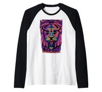 Lion Africain, Symbole DE Courage Manche Raglan