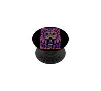 Lion Africain, Symbole DE Courage PopSockets PopGrip Adhésif