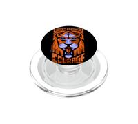 Lion Africain, Symbole DE Courage PopSockets PopGrip pour MagSafe