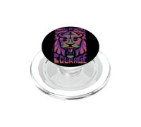 Lion Africain, Symbole DE Courage PopSockets PopGrip pour MagSafe