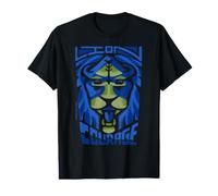 Lion Africain, Symbole DE Courage T-Shirt Graphique avec Valeur