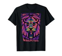 Lion Africain, Symbole DE Courage T-Shirt Graphique avec Valeur