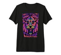 Lion Africain, Symbole DE Courage T-Shirt Haut de Gamme