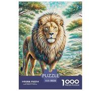 Lion africain1000 Piece Jigsaw Puzzles for Adults and Kids Family Game bêteFun and Challenging Home Decors Great Gift Idea38x26cm/1000pcs