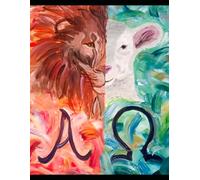 Lion and Lamb - Christian Sketchbook with Scripture Inspiration: Bible inspired art notebook Alpha and Omega
