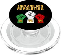 Lion and Sun Revolution Persian Heritage Poings levés Protes PopSockets PopGrip pour MagSafe