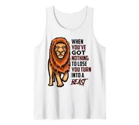 Lion, Anniversaire, bête, Lion de Juda, Roi de la Jungle, Hommes, garçon, père et Fils Débardeur