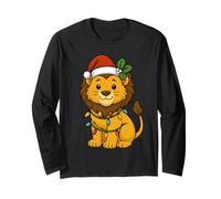 Lion Arbre de Noël Lumières Pyjama Filles Garçons Noël Manche Longue