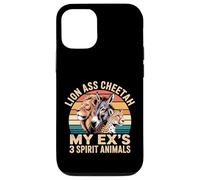 Lion Ass Cheetah My Ex's 3 Spirit Animals Divorce - Coque pour iPhone 12/12 Pro