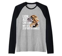 Lion Ass Cheetah My Ex's 3 Spirit Animals Divorce Manche Raglan