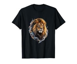 Lion avec Prisme Blanc fumée Big Cat Art T-Shirt