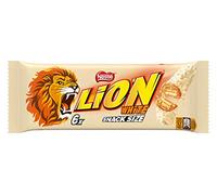Lion - Barres Chocolatées Enrobage Blanc - Lot de 6 x 30g