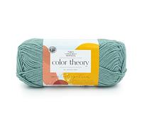 Lion Brand Color Theory - Pelote de laine acrylique douce et peignée pour tricot, crochet et travaux manuels - Tourmaline