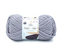 Lion Brand - Hue+Me - Pelote de laine mélangée douce et volumineuse pour tricot, crochet et loisirs créatifs - Brume (Haze)