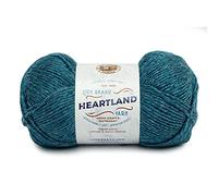 Lion Brand Yarn 142 g Heartland Fil à Tricoter 100% Acrylique, Glacier Bay