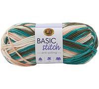 Lion Brand Yarn 202-200 Basic Stitch Fil anti-boulochage Motif prairie